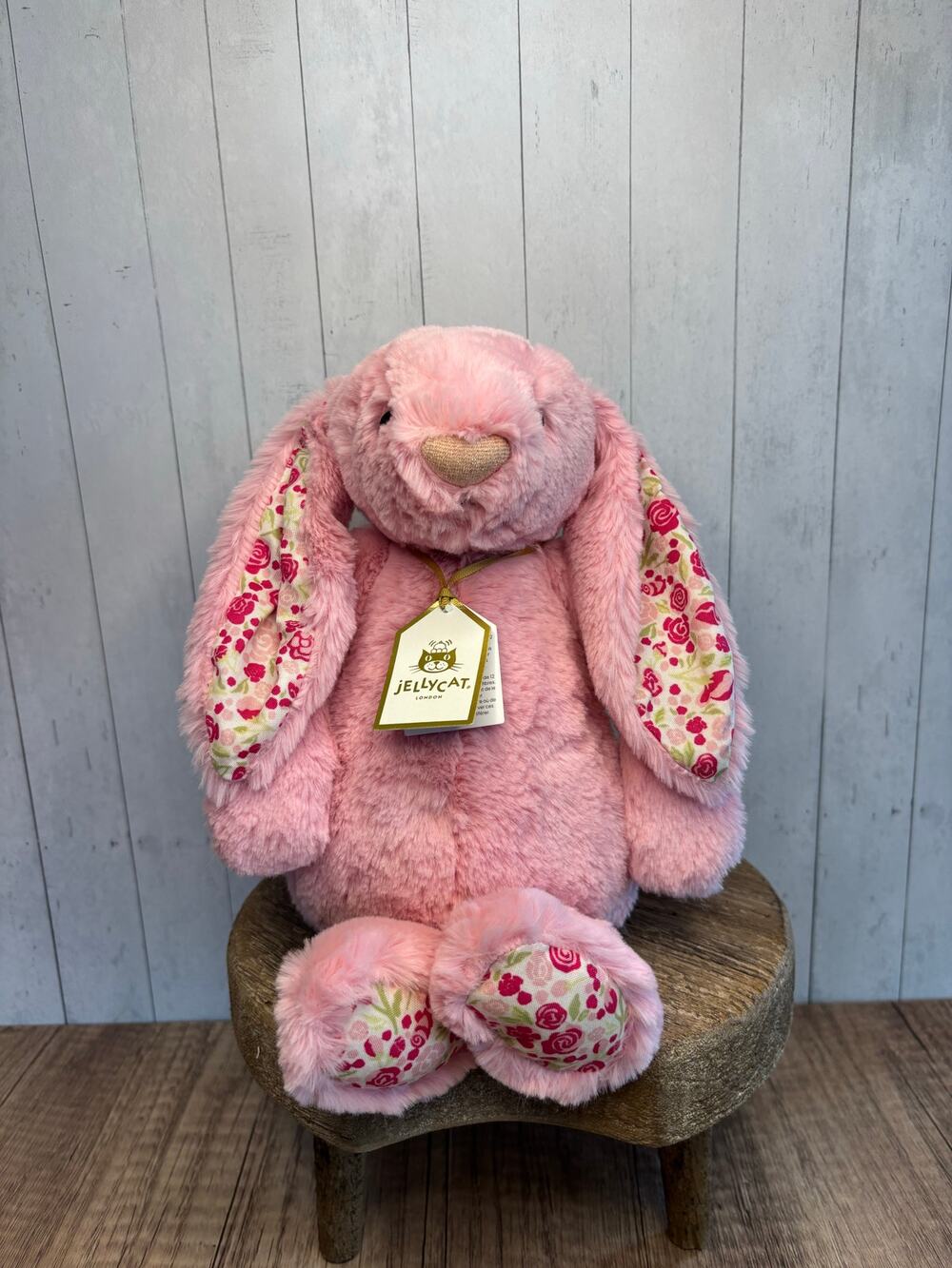 Jellycat Blushkin Blossom Luxe BunnyJellycat Medium Authentic NEW Fast ship